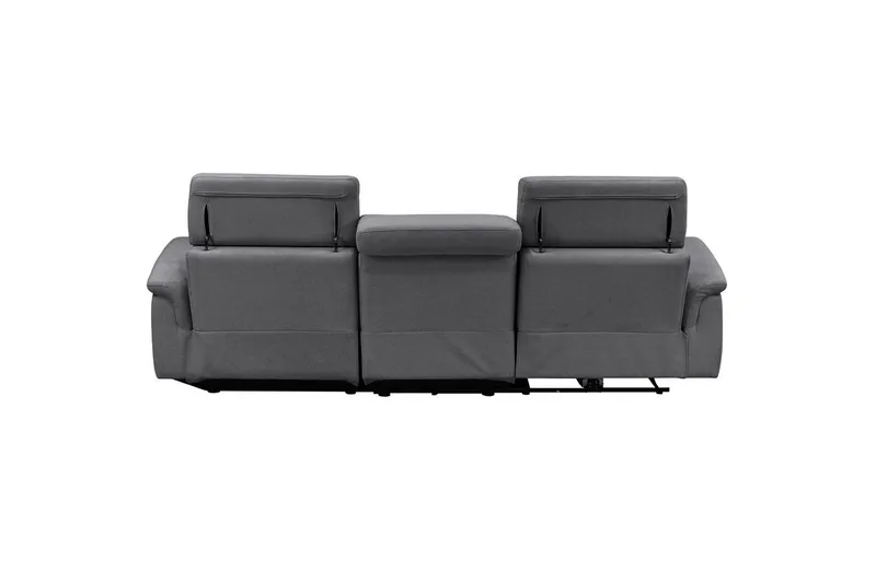 Kulmasohva 3-istuttava Pareli Antrasiitti, Sunday-kangas, Sähköinen oikea lepohuone - Antrasiitti, Sunday-kangas, Sähköinen oikea lepohuone - Huonekalut - Sohva - Mekanismisohva