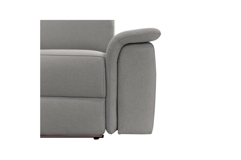 Kulmasohva 3-istuttava Pareli Harmaa, Sunday-kangas, Vasen Manuaalinen Levitettävä Tuoli - Harmaa, Sunday-kangas, Vasen Manuaalinen Levitettävä Tuoli - Huonekalut - Sohva - Mekanismisohva