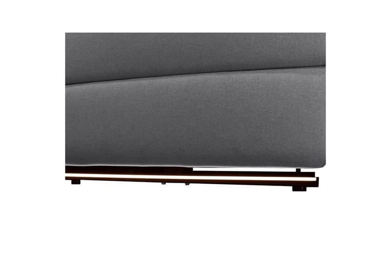 Kulmasohva 3-istuttava Pareli Harmaa, Hiekkakangas, Vasen Sähkökäyttöinen Levitettävä Tuoli - Harmaa, Hiekkakangas, Vasen Sähkökäyttöinen Levitettävä Tuoli - Huonekalut - Sohva - Mekanismisohva