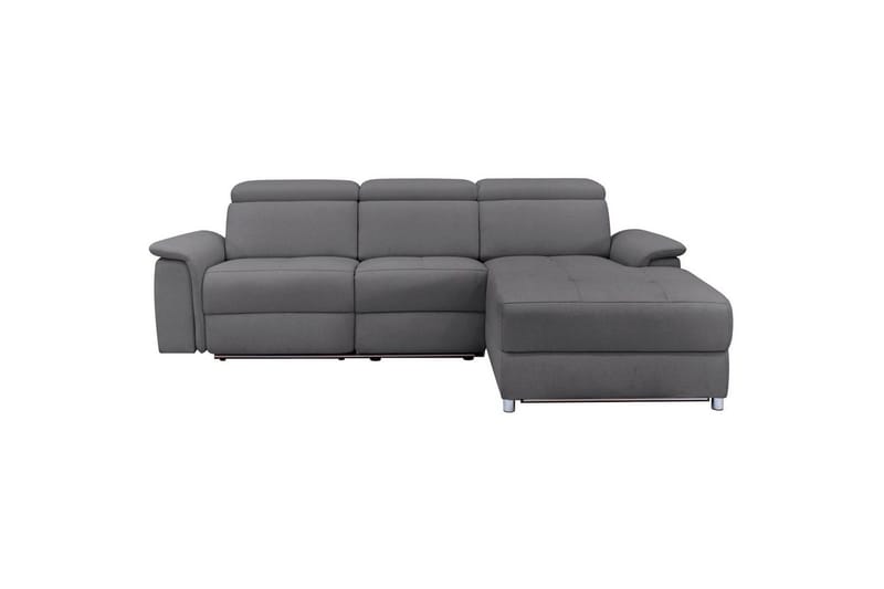 Kulmasohva 3-istuttava Pareli Antrasiitti, Sunday-kangas, Sähköinen oikea lepohuone - Antrasiitti, Sunday-kangas, Sähköinen oikea lepohuone - Huonekalut - Sohva - Mekanismisohva