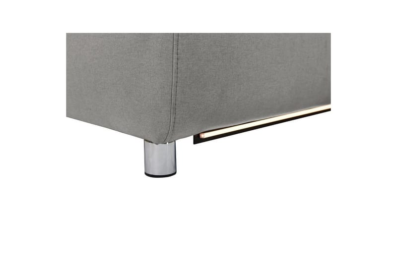 Kulmasohva 3-istuttava Pareli Harmaa, Sunday-kangas, Vasen Manuaalinen Levitettävä Tuoli - Harmaa, Sunday-kangas, Vasen Manuaalinen Levitettävä Tuoli - Huonekalut - Sohva - Mekanismisohva