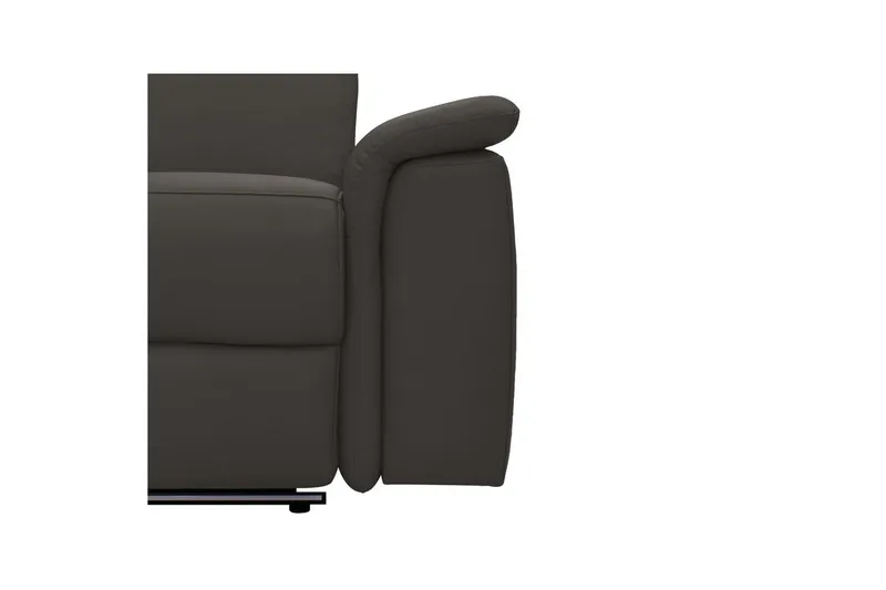 Kulmasohva 3-istuttava Pareli Ruskea, Nahka/PU, Vasen Manuaalinen Levitettävä Tuoli - Ruskea, Nahka/PU, Vasen Manuaalinen Levitettävä Tuoli - Huonekalut - Sohva - Nahkasohva