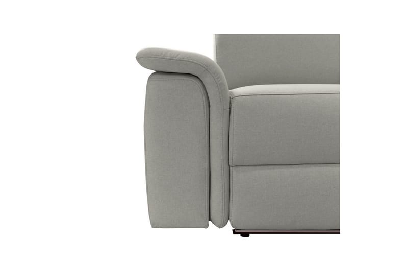 Kulmasohva 3-istuttava Pareli Harmaa, Sunday-kangas, Sähköinen oikea lepohuone - Harmaa, Sunday-kangas, Sähköinen oikea lepohuone - Huonekalut - Sohva - Mekanismisohva