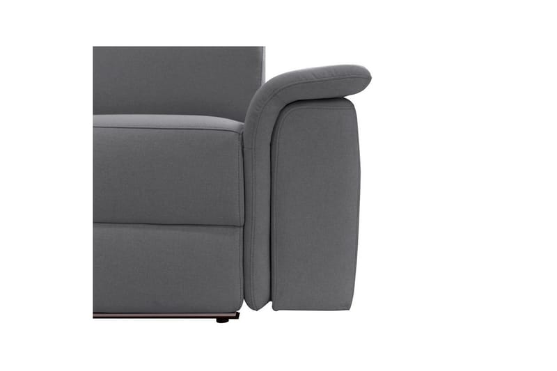 Kulmasohva 3-istuttava Pareli Antrasiitti, Sunday-kangas, Vasen Manuaalinen Levitettävä Tuoli - Antrasiitti, Sunday-kangas, Vasen Manuaalinen Levitettävä Tuoli - Huonekalut - Sohva - Mekanismisohva