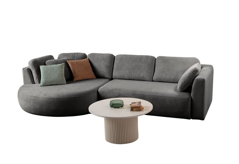 Kulmasohva Atelier Del Sofa Venezia Left (310 x 75 x 105 cm) Antrasiitti, Antrasiitti