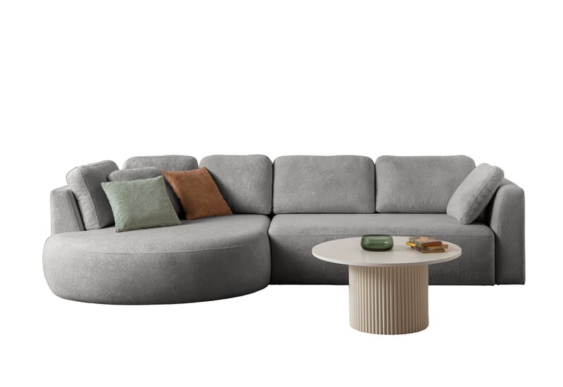 Kulmasohva Atelier Del Sofa Venezia Left (310 x 75 x 105 cm) Harmaa, Harmaa