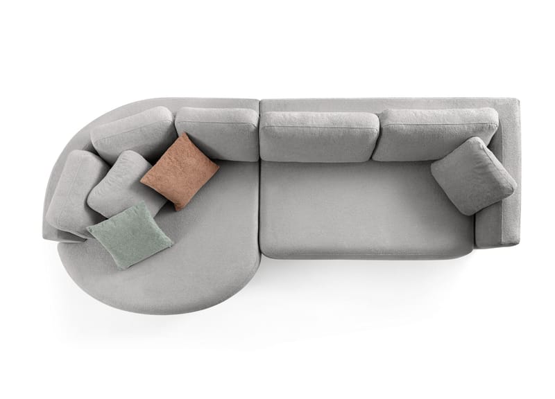 Kulmasohva Atelier Del Sofa Venezia Left (310 x 75 x 105 cm) Harmaa - Harmaa - Huonekalut - Sohva - Kulmasohva