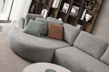 Kulmasohva Atelier Del Sofa Venezia Left (310 x 75 x 105 cm) Harmaa - Harmaa - Huonekalut - Sohva - Kulmasohva