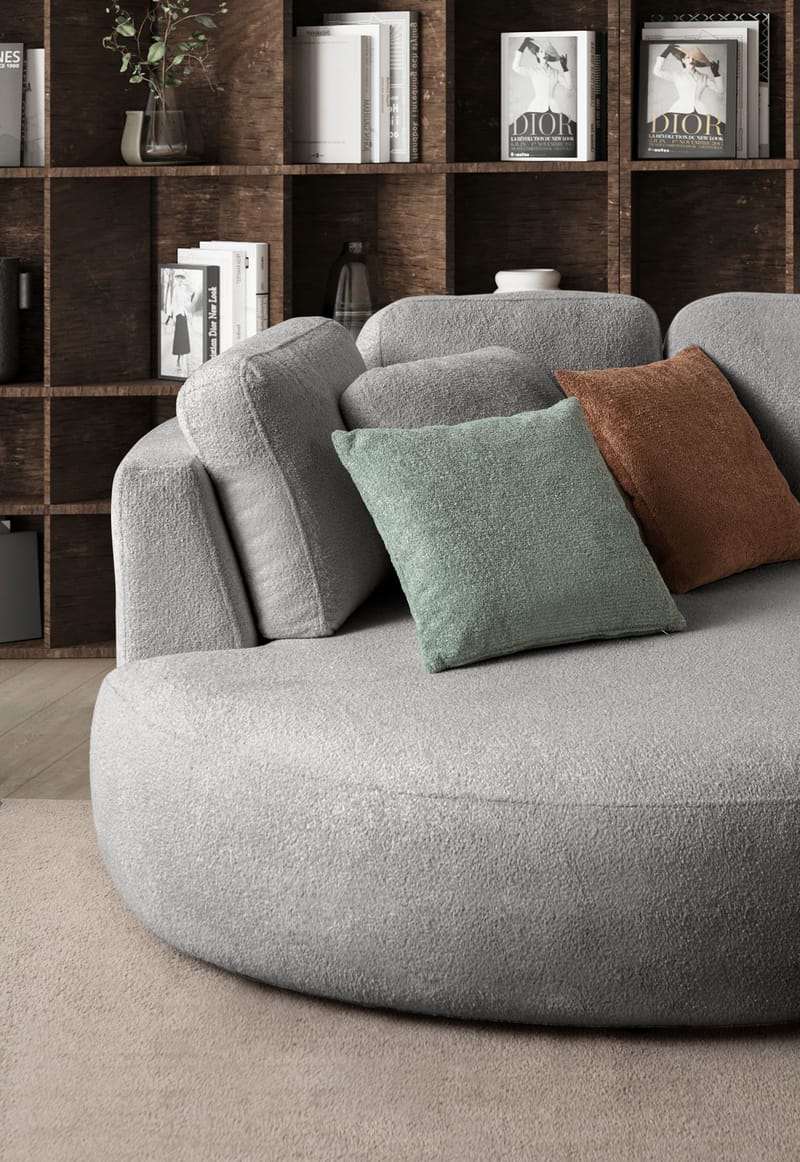 Kulmasohva Atelier Del Sofa Venezia Left (310 x 75 x 105 cm) Harmaa - Harmaa - Huonekalut - Sohva - Kulmasohva