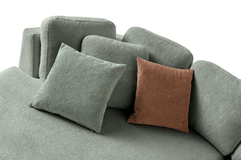 Kulmasohva Atelier Del Sofa Venezia Left (310 x 75 x 105 cm) Liquid Green - Liquid Green - Huonekalut - Sohva - Kulmasohva