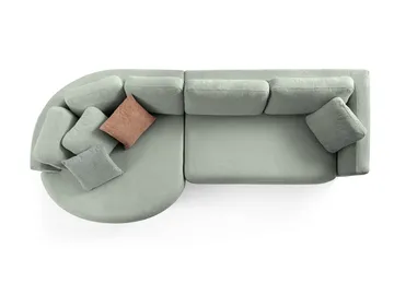 Kulmasohva Atelier Del Sofa Venezia Left (310 x 75 x 105 cm) Liquid Green - Liquid Green - Huonekalut - Sohva - Kulmasohva