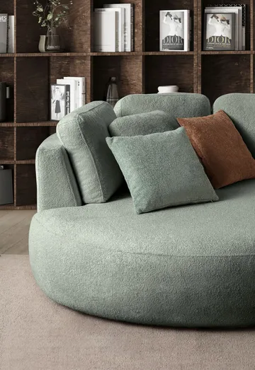 Kulmasohva Atelier Del Sofa Venezia Left (310 x 75 x 105 cm) Liquid Green - Liquid Green - Huonekalut - Sohva - Kulmasohva