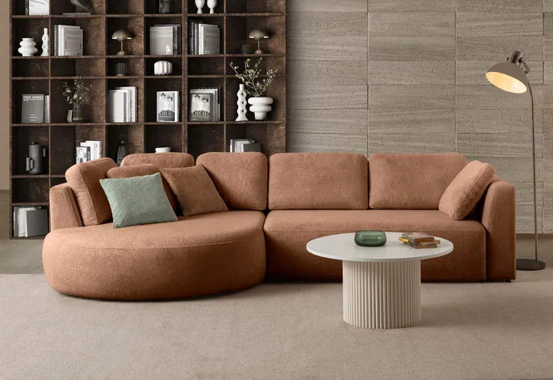 Kulmasohva Atelier Del Sofa Venezia Left (310 x 75 x 105 cm) Minkki - Minkki - Huonekalut - Sohva - Kulmasohva