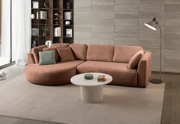 Kulmasohva Atelier Del Sofa Venezia Left (310 x 75 x 105 cm) Minkki - Minkki - Huonekalut - Sohva - Kulmasohva