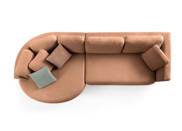 Kulmasohva Atelier Del Sofa Venezia Left (310 x 75 x 105 cm) Minkki - Minkki - Huonekalut - Sohva - Kulmasohva