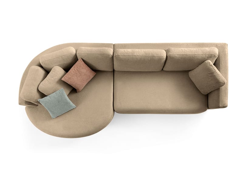 Kulmasohva Atelier Del Sofa Venezia Left (310 x 75 x 105 cm) Ruskea - Ruskea - Huonekalut - Sohva - Kulmasohva