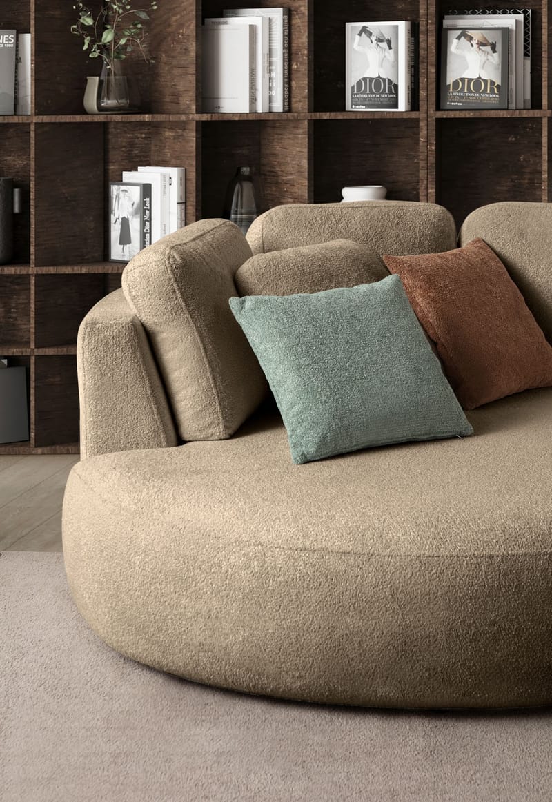 Kulmasohva Atelier Del Sofa Venezia Left (310 x 75 x 105 cm) Ruskea - Ruskea - Huonekalut - Sohva - Kulmasohva