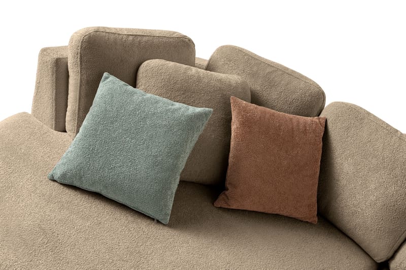 Kulmasohva Atelier Del Sofa Venezia Left (310 x 75 x 105 cm) Ruskea - Ruskea - Huonekalut - Sohva - Kulmasohva