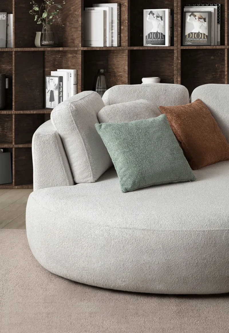 Kulmasohva Atelier Del Sofa Venezia Left (310 x 75 x 105 cm) Valkoinen - Valkoinen - Huonekalut - Sohva - Kulmasohva