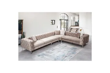 Kulmasohva Beachport Beige - Beige - Huonekalut - Sohva - Kulmasohva