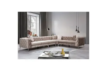 Kulmasohva Beachport Beige - Beige - Huonekalut - Sohva - Kulmasohva