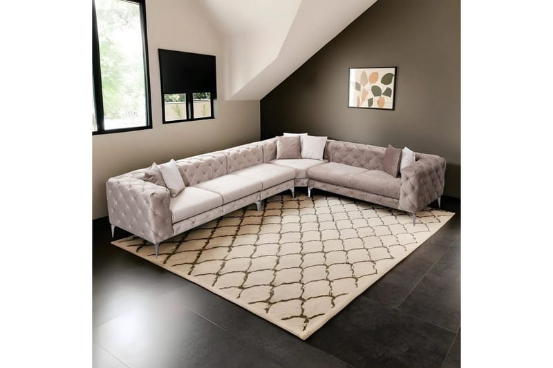 Kulmasohva Beachport Beige - Beige - Huonekalut - Sohva - Kulmasohva