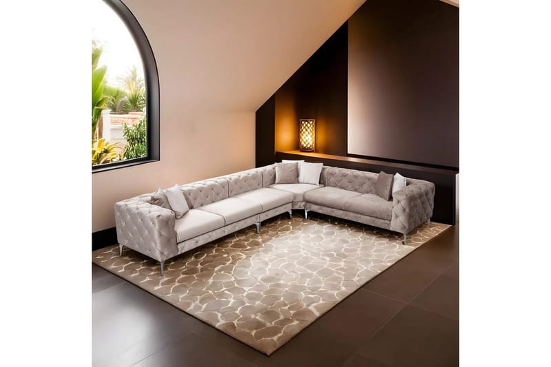 Kulmasohva Beachport Beige - Beige - Huonekalut - Sohva - Kulmasohva