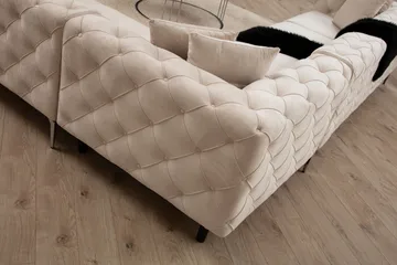 Kulmasohva Canunda 6:n ist - Beige - Huonekalut - Sohva - Kulmasohva
