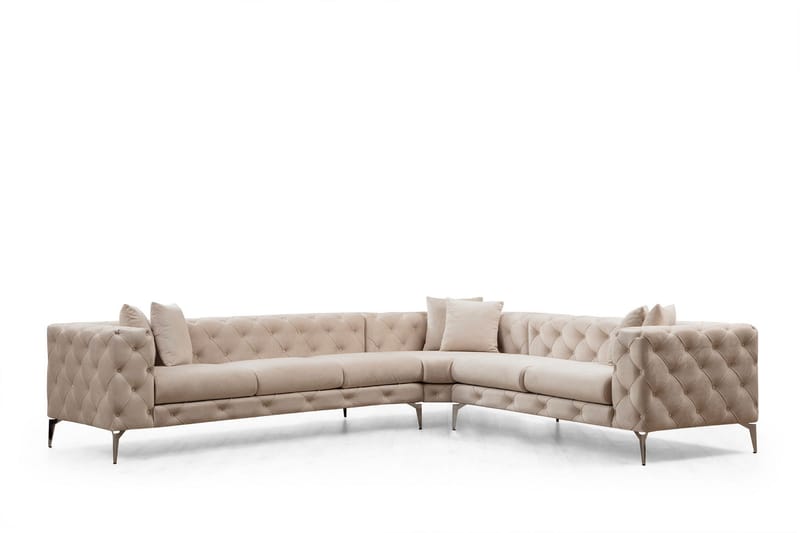 Kulmasohva Canunda 6:n ist, Beige