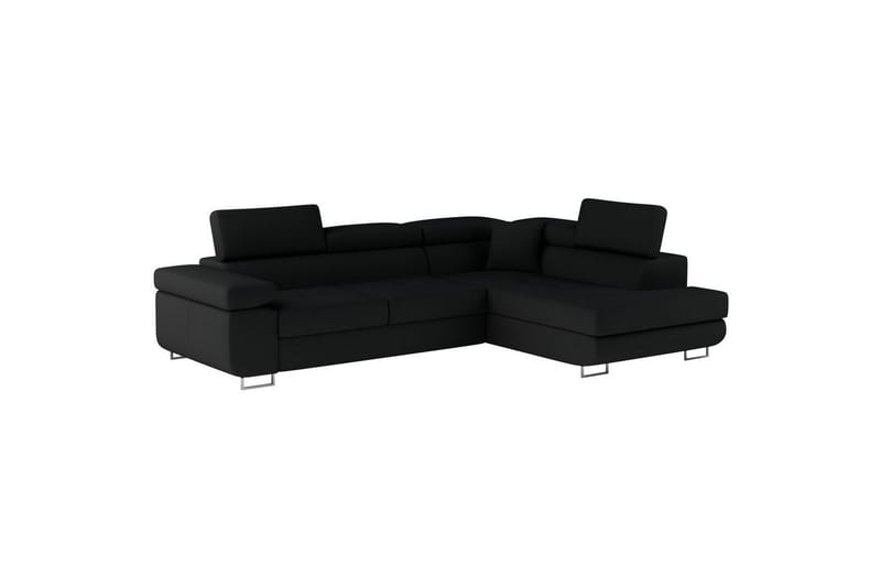 Kulmasohva Eltap Anton 272x203x85 cm - Sawana 14, Musta, Oikea - Huonekalut - Sohva - Vuodesohva