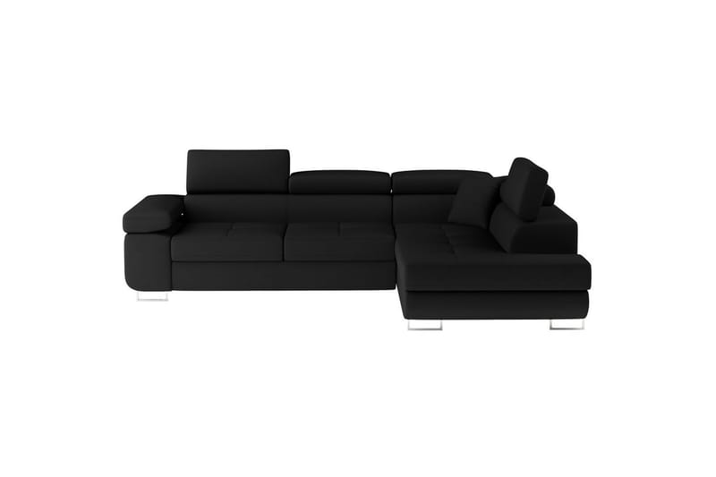 Kulmasohva Eltap Anton 272x203x85 cm - Sawana 14, Musta, Oikea - Huonekalut - Sohva - Vuodesohva