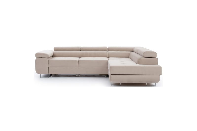 Kulmasohva Eltap Anton 272x203x85 cm, Paros 02, Beige, Oikea