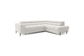 Kulmasohva Eltap Ferucce 276x200x93 cm - Amore 01, Valkoinen, Oikea - Huonekalut - Sohva - Vuodesohva