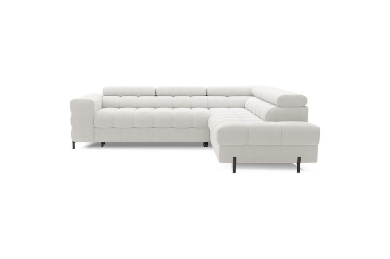 Kulmasohva Eltap Ferucce 276x200x93 cm, Amore 01, Valkoinen, Oikea
