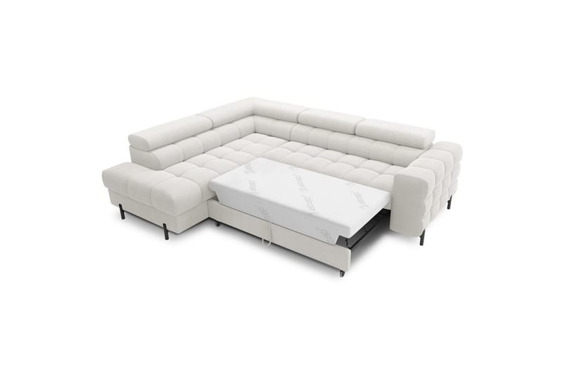 Kulmasohva Eltap Ferucce 276x200x93 cm Amore 01 Cream Kaksipuolinen - Huonekalut - Sohva - Vuodesohva