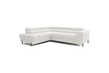 Kulmasohva Eltap Ferucce 276x200x93 cm - Royal 01, Valkoinen, Vasen - Huonekalut - Sohva - Vuodesohva