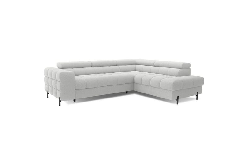 Kulmasohva Eltap Ferucce 276x200x93 cm - Royal 03, Vaaleanharmaa, Oikea - Huonekalut - Sohva - Vuodesohva
