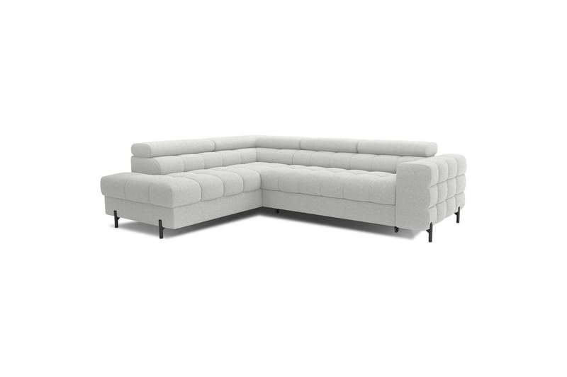 Kulmasohva Eltap Ferucce 276x200x93 cm - Royal 03, Vaaleanharmaa, Vasen - Huonekalut - Sohva - Vuodesohva