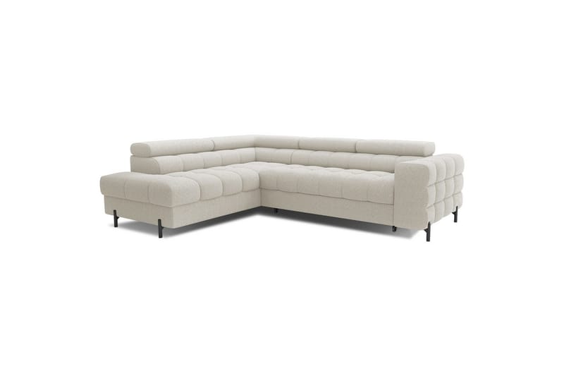 Kulmasohva Eltap Ferucce 276x200x93 cm - Royal 18, Vaalea beige, Vasen - Huonekalut - Sohva - Vuodesohva