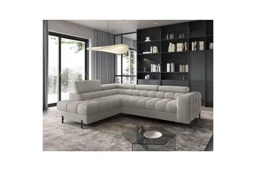 Kulmasohva Eltap Ferucce 276x200x93 cm - Royal 20, Beige, Vasen - Huonekalut - Sohva - Vuodesohva