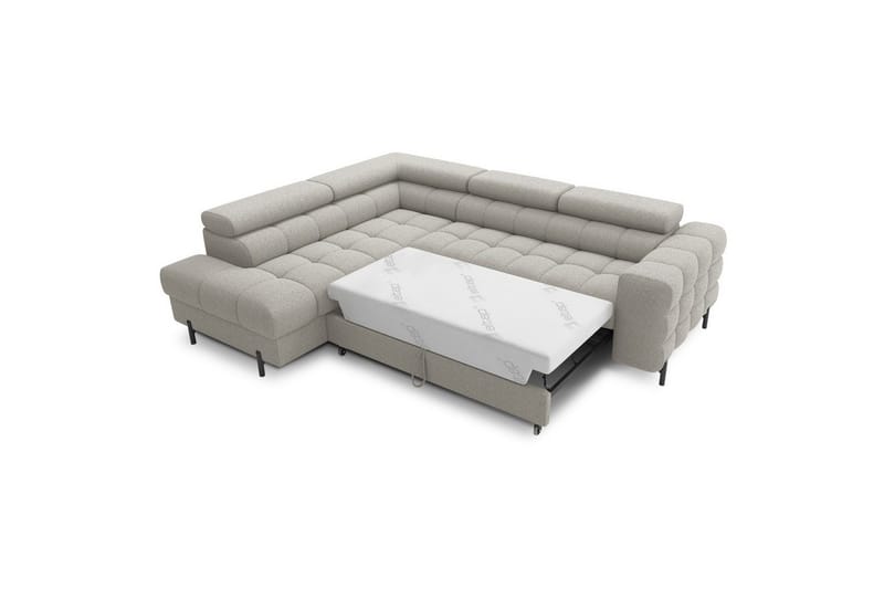 Kulmasohva Eltap Ferucce 276x200x93 cm - Royal 20, Beige, Vasen - Huonekalut - Sohva - Vuodesohva