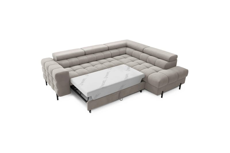 Kulmasohva Eltap Ferucce 276x200x93 cm - Paros 02, Beige, Oikea - Huonekalut - Sohva - Vuodesohva