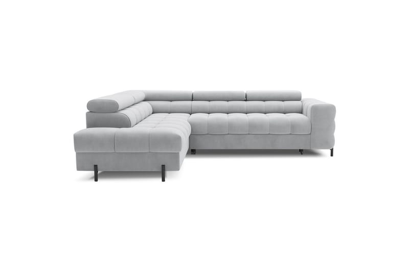 Kulmasohva Eltap Ferucce 276x200x93 cm - Paros 05, Harmaa, Vasen - Huonekalut - Sohva - Vuodesohva