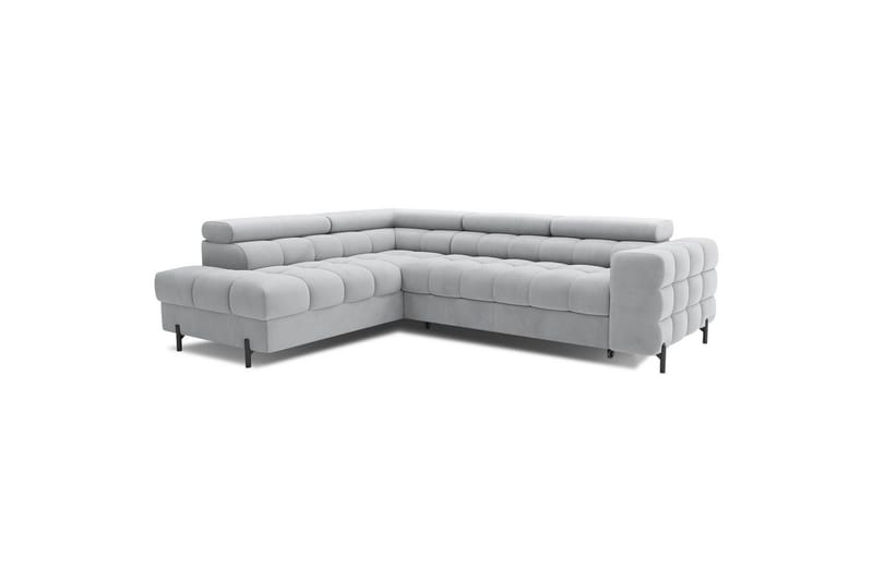 Kulmasohva Eltap Ferucce 276x200x93 cm - Paros 05, Harmaa, Vasen - Huonekalut - Sohva - Vuodesohva