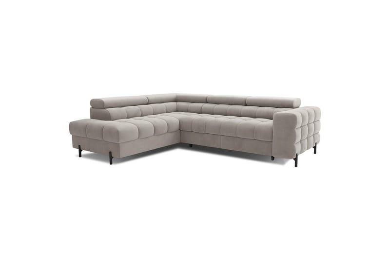 Kulmasohva Eltap Ferucce 276x200x93 cm - Paros 02, Beige, Vasen - Huonekalut - Sohva - Vuodesohva