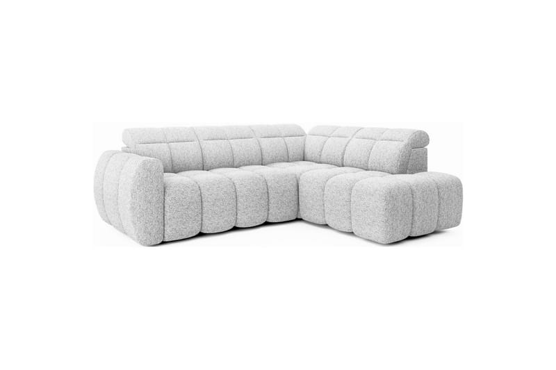 Kulmasohva Eltap Flconn 258x208x107 cm - Coralline 01, harmaa, Oikea - Huonekalut - Sohva - Vuodesohva