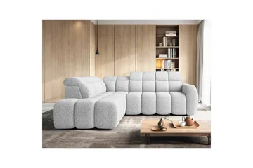 Kulmasohva Eltap Flconn 258x208x107 cm - Coralline 01, harmaa, Vasen - Huonekalut - Sohva - Vuodesohva