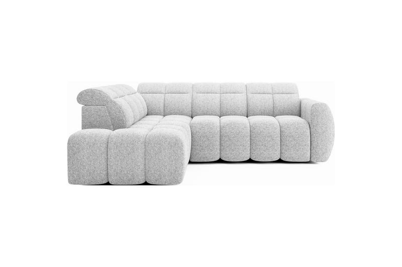 Kulmasohva Eltap Flconn 258x208x107 cm - Coralline 01, harmaa, Vasen - Huonekalut - Sohva - Vuodesohva