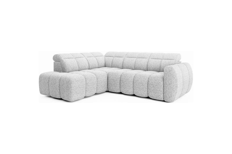 Kulmasohva Eltap Flconn 258x208x107 cm - Coralline 01, harmaa, Vasen - Huonekalut - Sohva - Vuodesohva