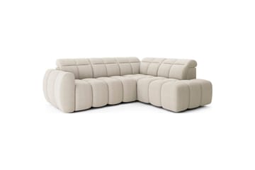 Kulmasohva Eltap Flconn 258x208x107 cm - Royal 18, Beige, Oikea - Huonekalut - Sohva - Vuodesohva